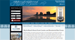 Desktop Screenshot of beachonerealty.com